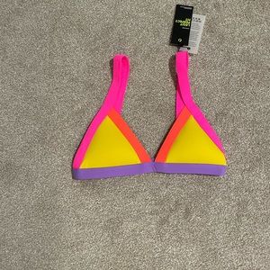 OneOne swimsuit bikini top, size medium